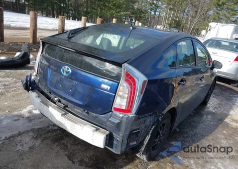 2012 Toyota Prius Four z USA, uszkodzony, nr VIN JTDKN3DU5C1501697